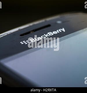 Curva di Blackberry Smart Phone Foto Stock