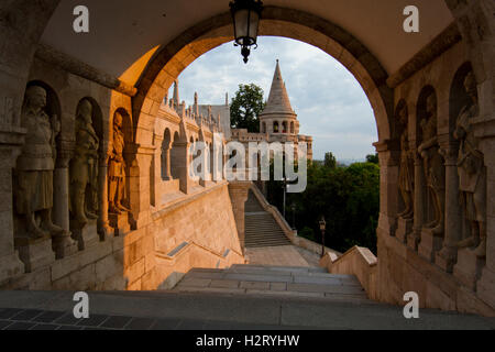 Bastione del Pescatore, Budapest, Ungheria Foto Stock