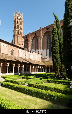 Il chiostro del Couvent des giacobini convento, Toulouse, Francia, Europa Foto Stock