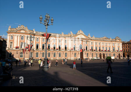 Place du Capitole, Toulouse Haute Garonne, Francia, Europa Foto Stock