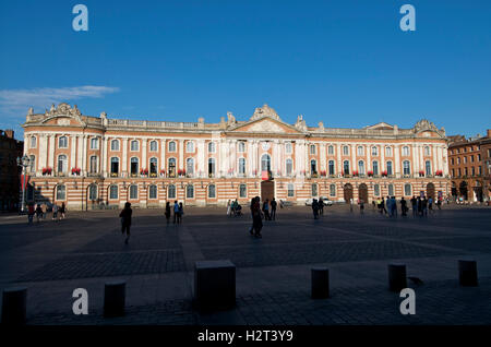 Place du Capitole, Toulouse Haute Garonne, Francia, Europa Foto Stock