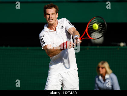 Andy Murray, Gran Bretagna, Wimbledon 2010, ITF Grand Slam torneo di Wimbledon, England, Regno Unito, Europa Foto Stock