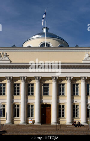 Biblioteca nazionale a Helsinki, Finlandia Foto Stock