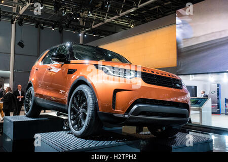Nuovo Land Rover Discovery al Paris Motor Show 2016 Foto Stock