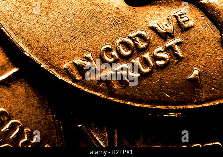 Monete d'oro puro e bar bullion Foto Stock