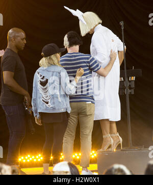 Sia su Good Morning America Concerto estivo dotato di serie: ISA Dove: New York New York, Stati Uniti quando: 22 Lug 2016 Foto Stock