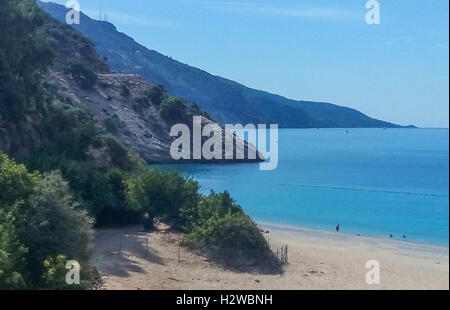 Il pittoresco paesaggio marino del Mediterraneo in Turchia Foto Stock