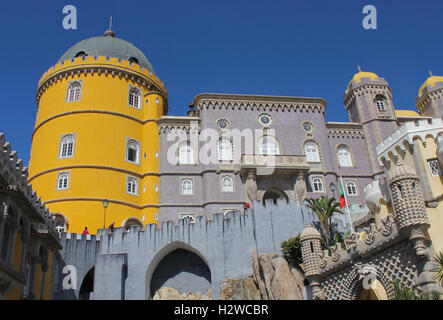 Palácio da Pena, Sintra, Portogallo Foto Stock