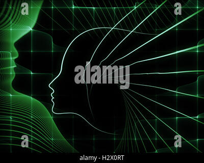 Anima accidentali geometria Foto Stock