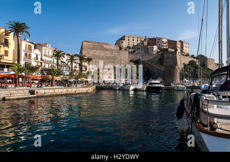 Calvi, Corsica Foto Stock