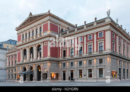 Musikverein di Vienna, la società filarmonica, concert hall, 1° distretto di Vienna, Austria Foto Stock