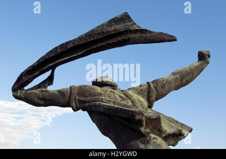Repubblica dei Consigli un monumento da Istvan Kiss, Statua Park, Memento Park, Szoborpark, Budapest, Ungheria, Europa Foto Stock