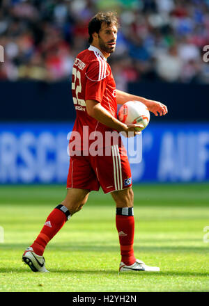 Giocatore di Football Ruud van Nistelrooy, Liga totale Cup 2010, la League Cup totale, match per il terzo posto tra Hamburger SV e FC Foto Stock