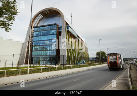 Il riciclaggio e il recupero di energia Facility, Leeds.Aumentare il riciclaggio e la generazione di energia dalla città di rifiuti. Foto Stock