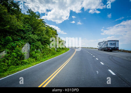 Skyline Drive, nel Parco Nazionale di Shenandoah, Virginia. Foto Stock