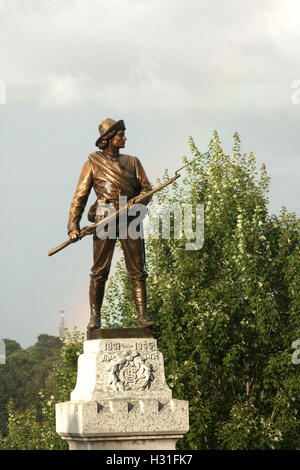 La statua confederata di Lynchburg, Virginia, USA Foto Stock