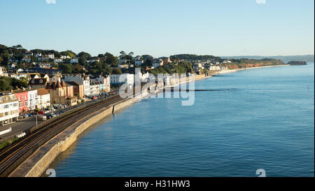 Dawlish lungomare in devon Foto Stock