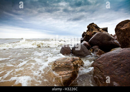 Cape Kolka in Lettonia Foto Stock