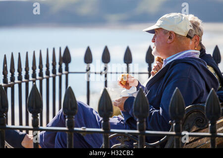 Tenby nel mese di ottobre Foto Stock