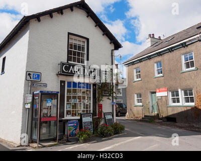 Negozio di paese, Cartmel vicino a Grange Over Sands, Cumbria Foto Stock