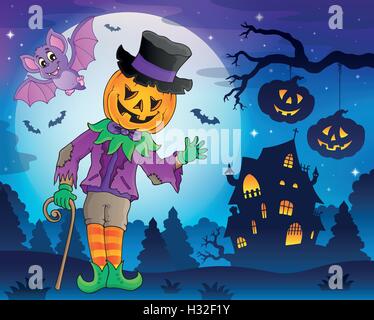 Tema Halloween figura l'immagine 5 - eps10 illustrazione vettoriale. Illustrazione Vettoriale