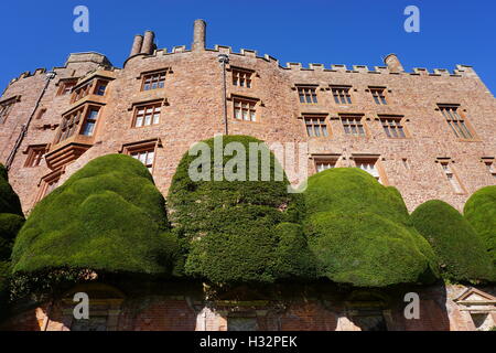 Powis Castle in Galles Foto Stock