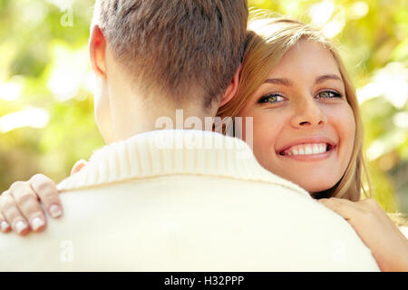 Ritratto di donna felice Foto Stock