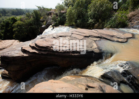 Karfiguela cade di Banfora, regione di Cascades , Burkina Faso Foto Stock