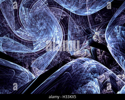 Caos astratto di sfondo - generati digitalmente immagine Foto Stock