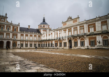 Maestoso palazzo di Aranjuez in Spagna a Madrid Foto Stock