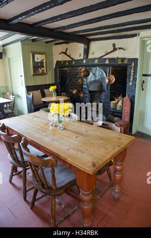 Plough & Fleece public house, Horningsea, Cambridgeshire, Regno Unito Foto Stock