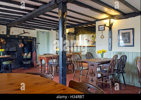 Plough & Fleece public house, Horningsea, Cambridgeshire, Regno Unito Foto Stock