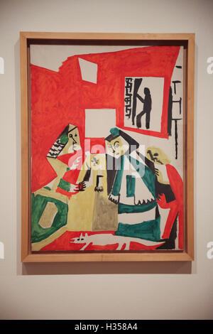 National Portrait Gallery di Londra, Gran Bretagna 5 Ott 2016. Las Meninas 1957. Ritratti di Picasso presso la National Portrait Gallery si concentra sui suoi ritratti di persone che sapeva. Credito: Dinendra Haria/Alamy Live News Foto Stock