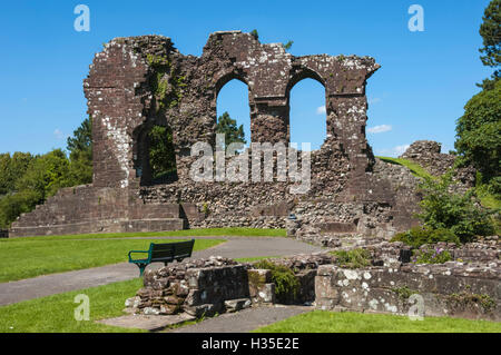 Il XII secolo il castello a Egremont, West Cumberland, Cumbria, England, Regno Unito Foto Stock