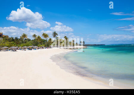 Playa Guardalvaca, provincia di Holguin, Cuba, West Indies, dei Caraibi Foto Stock
