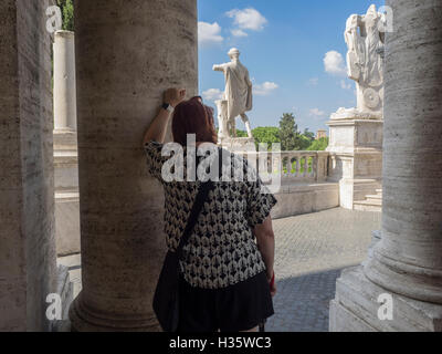 Il Campidoglio, il Campidoglio, Roma, Italia Foto Stock