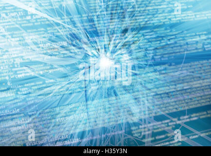 Grande concetto di dati Foto Stock