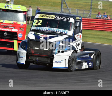 Oly Janes, Buggrya Feightliner, Big Boy 16, British Truck Racing Championship, Silverstone carrello festival, Truck Racing, Foto Stock
