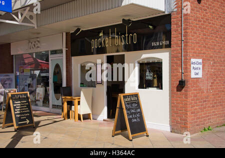 La tasca di Bistro, Newmarket, Suffolk, Regno Unito Foto Stock