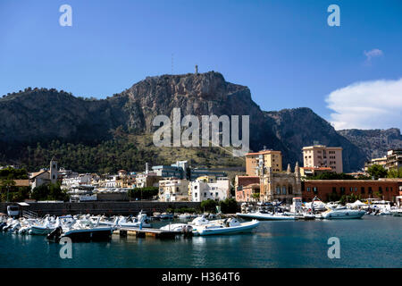 Marina Arenella, Palermo Foto Stock