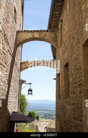 Dettaglio di Assisi in Italia Foto Stock