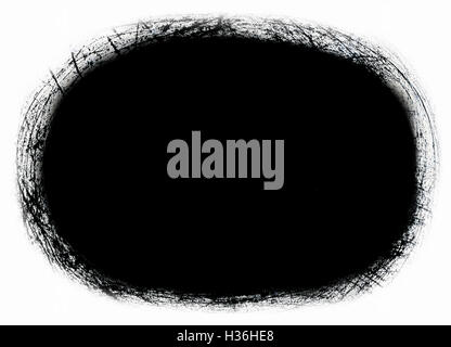 Abstract background - buco nero - telaio da Doodle - strato di Editor foto Foto Stock