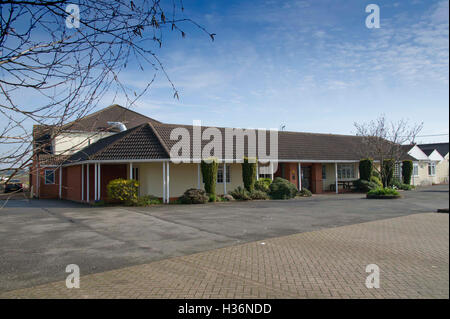 I posti barca presso il Crown Lodge, Outwell, Norfolk, Regno Unito Foto Stock