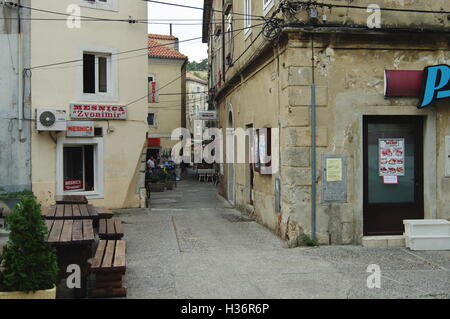 Senj, Croazia Settembre 16, 2016: città vecchia. Una piccola città nel nord della Croazia, si trova sulla costa adriatica. La parte più antica Foto Stock