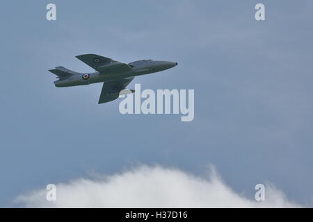 Hawker Hunter T.7 XL577 a Abingdon Aria & Paese mostrano Foto Stock