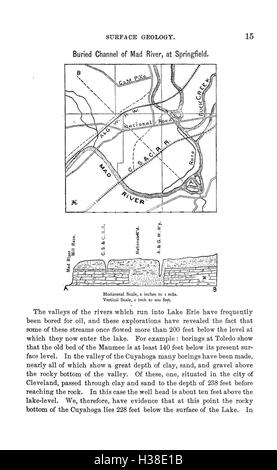 Questo rapporto descrive in dettaglio i risultati del Geological Survey of Ohio, che copre le formazioni geologiche della regione, le risorse minerali e le caratteristiche del territorio. Include mappe, sondaggi e dati geologici rilevanti per la storia naturale e la gestione delle risorse dell'Ohio. Foto Stock