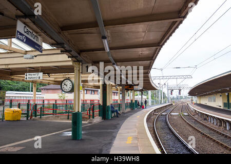 Stazione ferroviaria a Carnforth LANCASHIRE REGNO UNITO Foto Stock