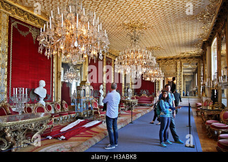 All'interno del Royal Palace (Kungliga Slottet), in Gamla Stan (la città vecchia), Stoccolma, Svezia. Foto Stock