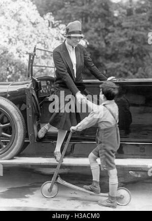 Tilla Durieux, 1926 Foto Stock