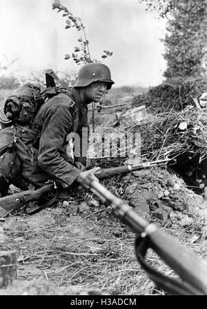 Il tedesco di fanti sul Fronte Orientale, 1941 Foto Stock